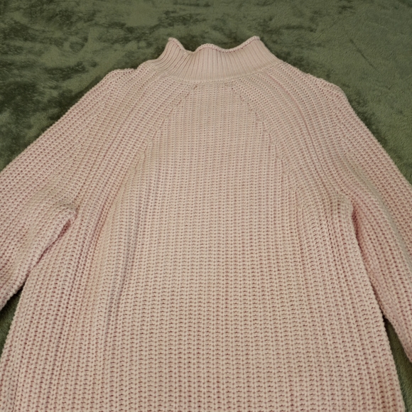 J. Crew Women's Pink Cowl Neck Sweater with Ribbed Knit Size XS - Picture 10 of 16